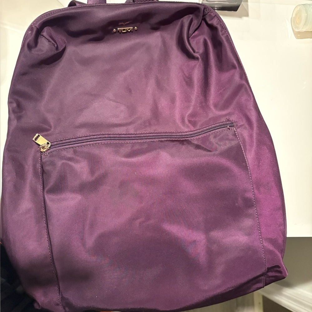 Tumi Purple Backpack